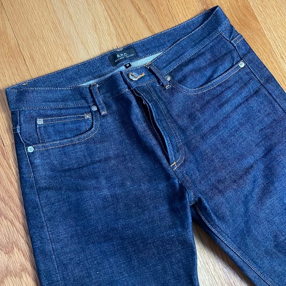 APC Raw Selvedge Denim Jeans Petit New Standard 30 x 34 - Picture 3 of 8